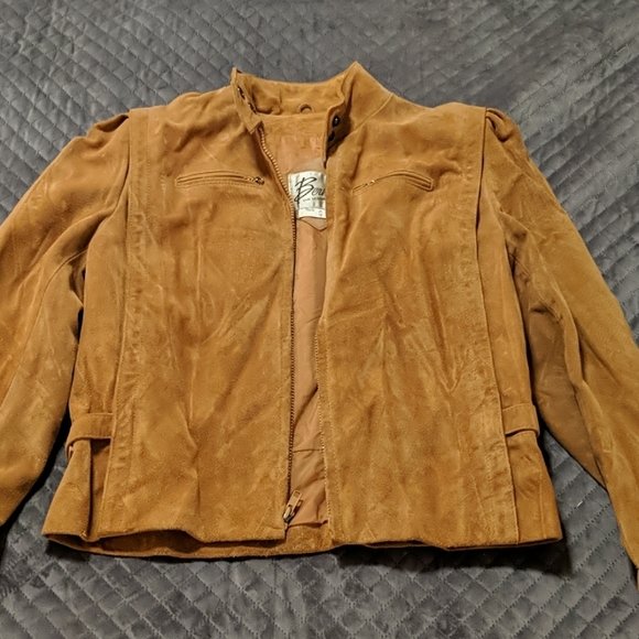 Vintage suede 80s leather jacket ❤️ - Picture 3 of 8
